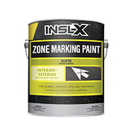 MERRELL PAINT & DECORATING INC Alkyd Zone Marking Paint is a fast-drying, exterior/interior zone-marking paint designed for use on concrete and asphalt surfaces. It resists abrasion, oils, grease, gasoline, and severe weather.

Alkyd zone marking paint
For exterior use
Designed for use on concrete or asphalt
Resists abrasion, oils, grease, gasoline & severe weather